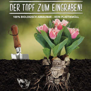 Pflanztopf POTT aus Naturfaser 12 x 10 cm