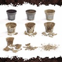 Pflanztopf POTT aus Naturfaser 12 x 10 cm