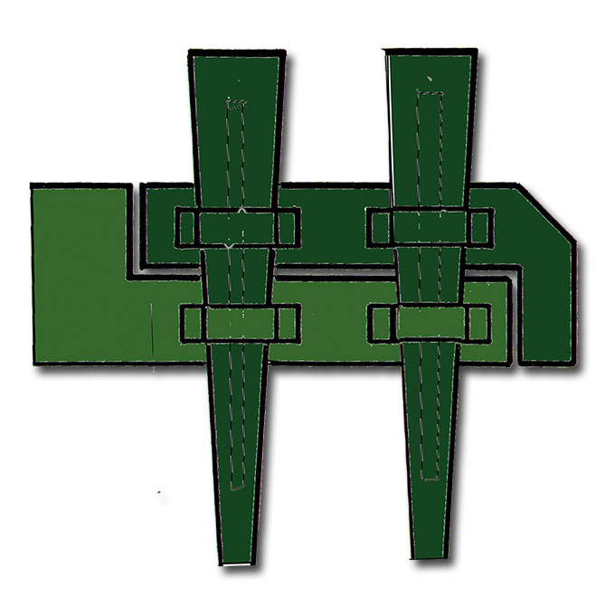 Erdspiess Edelstahl 40.6 cm