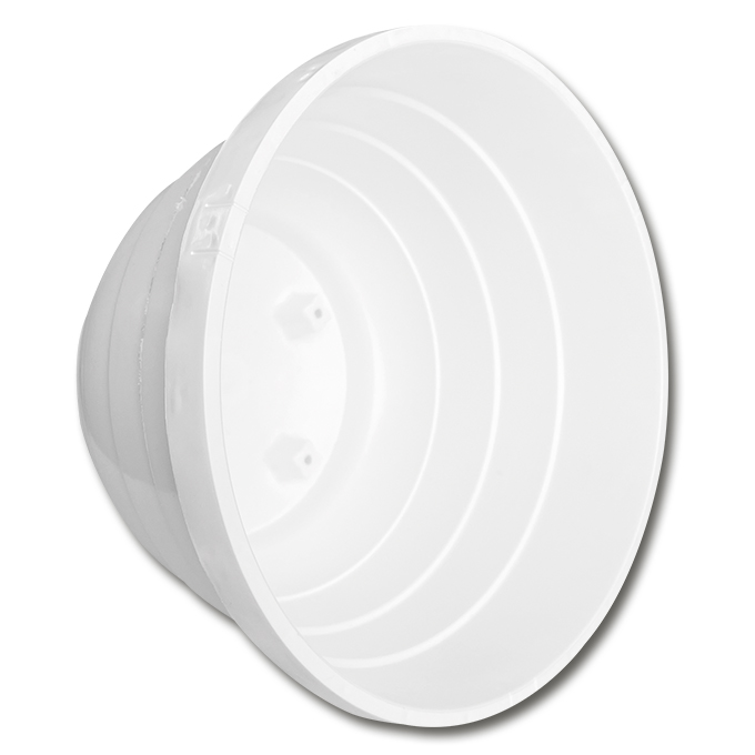 Blumenampel KOMET weiss, 25 cm ø