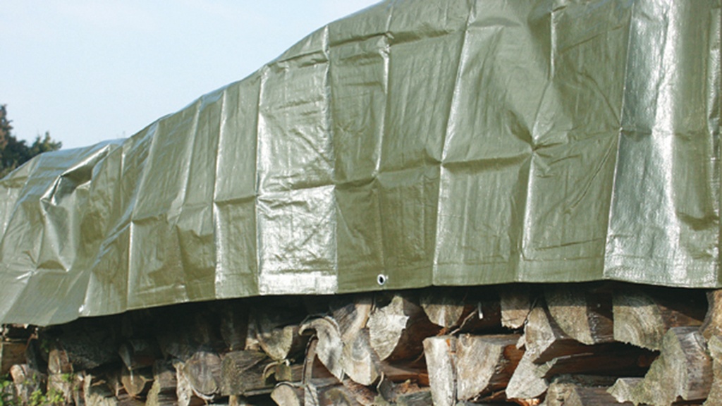 Gewebeplane «normal», 150 g/m², olivgrün, 3 x 4 m