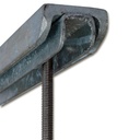 Klemmschiene U-Eisen verzinkt 100 cm