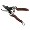 Baumschere FELCO 6 Elite, Klinge Black F-Tech, lederbezogene Griffe