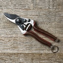 Baumschere FELCO 6 Elite, Klinge Black F-Tech, lederbezogene Griffe