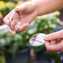 154.211_Platine 50 mm Ø mit Sieblöcher 0.7 mm