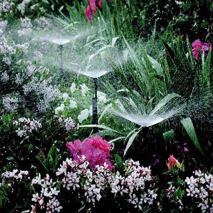 160.150_Tröpfchenbewässerer SPECTRUM 360° auf Stab, 25 Stück