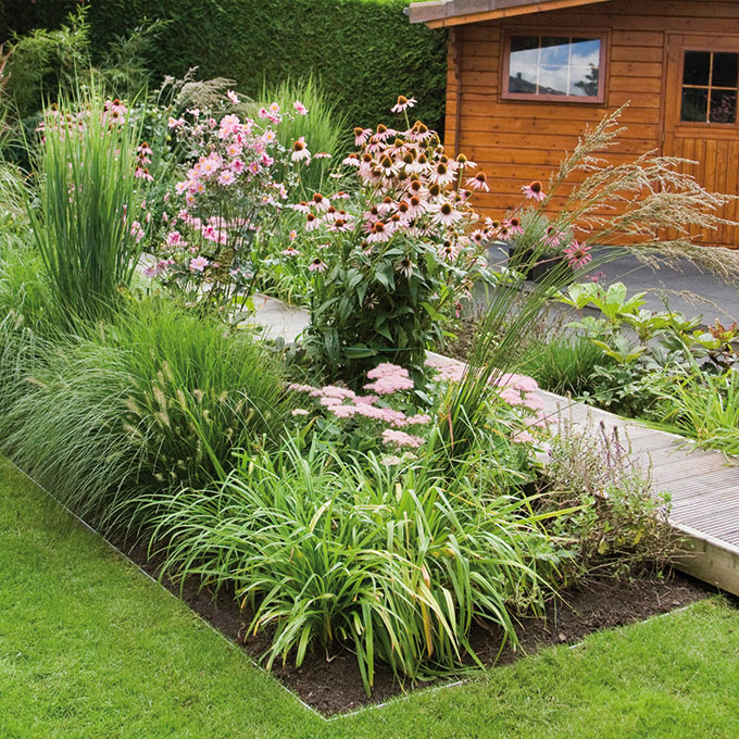 Randbegrenzung Aluminium silber 4.8 mm x 14 cm