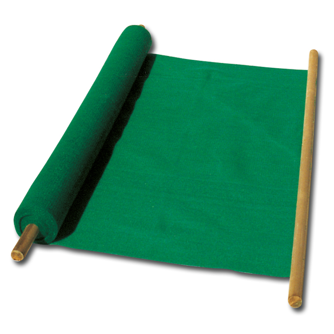 Abschluss-Halbrundstäbe montiert, 180 cm lang 40 mm ø