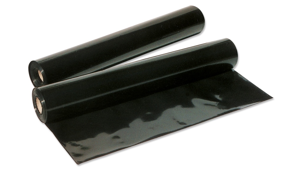 PE-Folie schwarz, Länge 50 m, Breite 200 cm, Dicke 0.15 mm