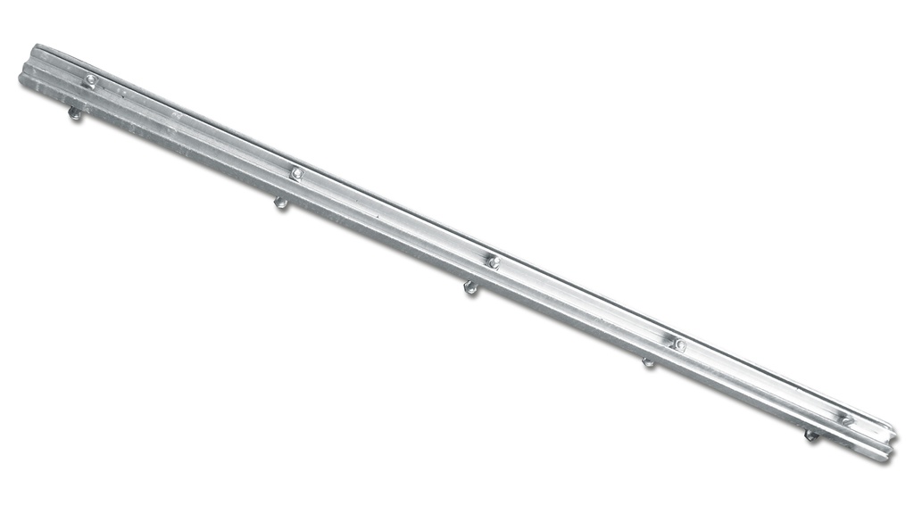 Barre en fer en U zingué 100 cm