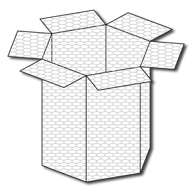 Corbeilles de protection contre les campagnols brut 50x50cm