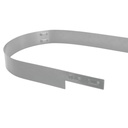 Bordure acier inox 2 mm x 10.2 cm