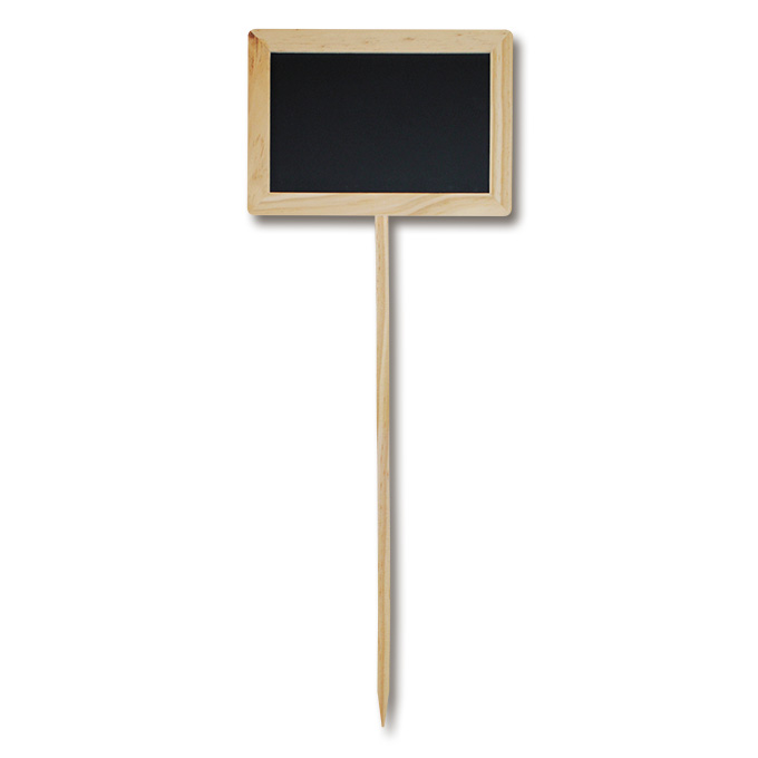 Système «bois-ardoise», hauteur surface 54 cm, grandeur pancarte 105 x 155 mm