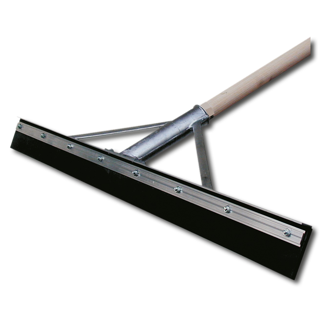 Racloir en caoutchouc largeur 120 cm, avec manche 170 cm