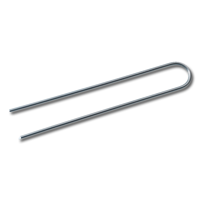 Agrafe en U non zinguée 15x3x15 cm, 250 pièces