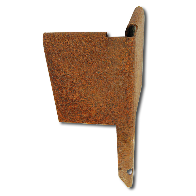 Winkel 90° Stahl Cor-Ten unbeschichtet rostig