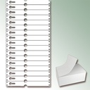 TYVEK®-Schlaufenetiketten weiss, 220 x 25.50 mm, Pack à 1'000 Etiketten