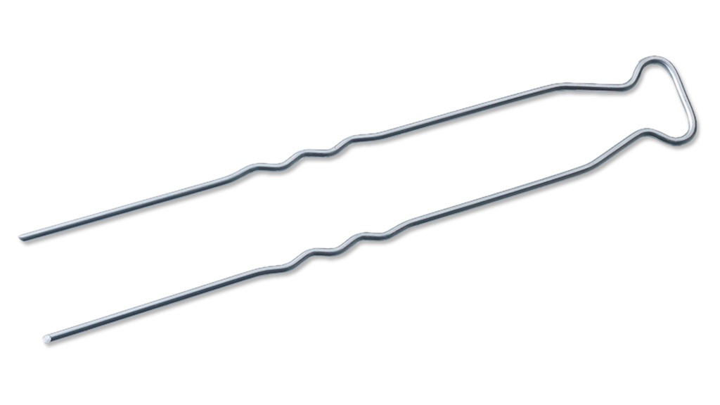 Agrafe en U GEOHIT non zinguée 20 x 3 x 20 cm, 250 pièces