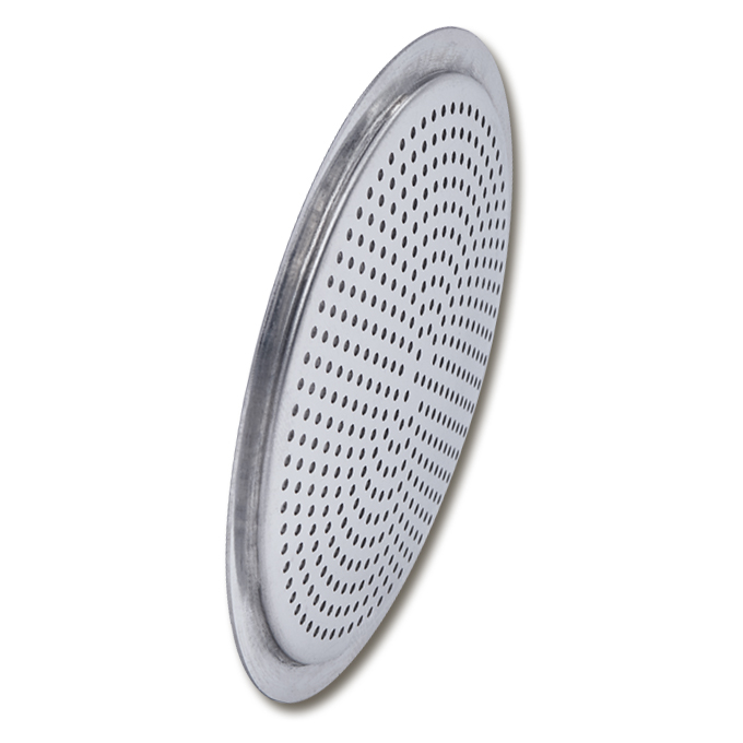 Platine ø 50 mm mit Sieblöcher 0.7 mm