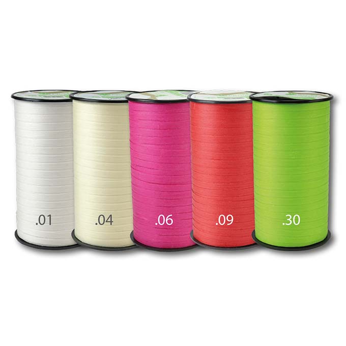 Ringelband weiss 10 mm breit, Rolle à 50 m