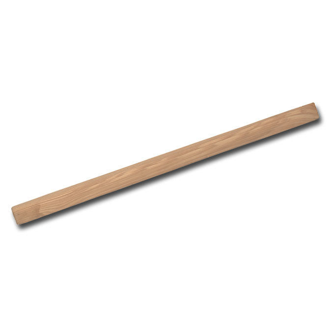Manche de rechange en bois avec coin annulaire pour marteau de paveurs art. 208.425 et marteau à graver art. 208.490, longueur 32 cm