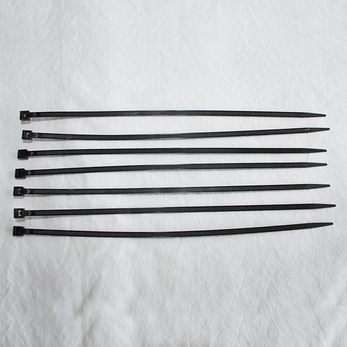 Kabelbinder 200 x 3.6 mm, schwarz, Pack à 100 Stück