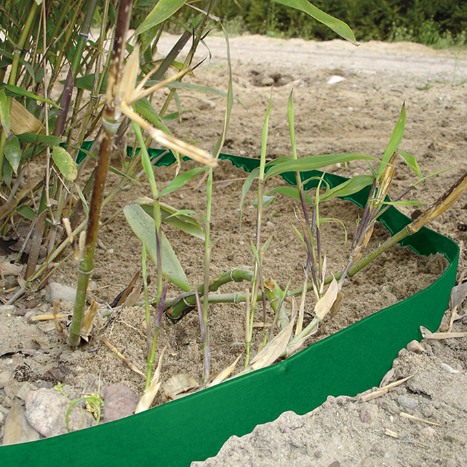 Rhizomsperre HDPE 2 mm grün, 25 m lang 70 cm breit