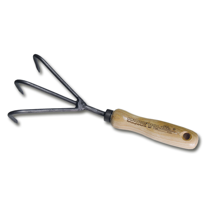 Cultivateur 3 dents, longueur 28 cm