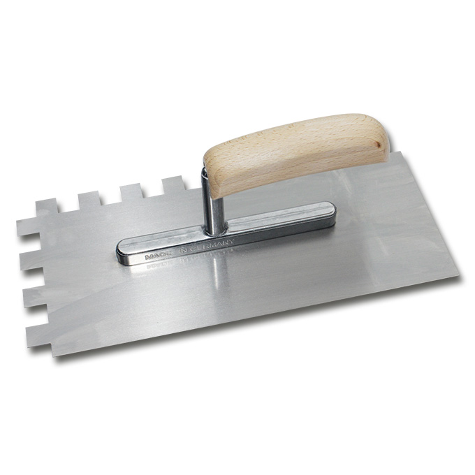 Glättekelle gezahnt 15 x 15 mm