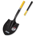 Bêche IDEAL avec manche en fibre de verre, lame 30x22 cm