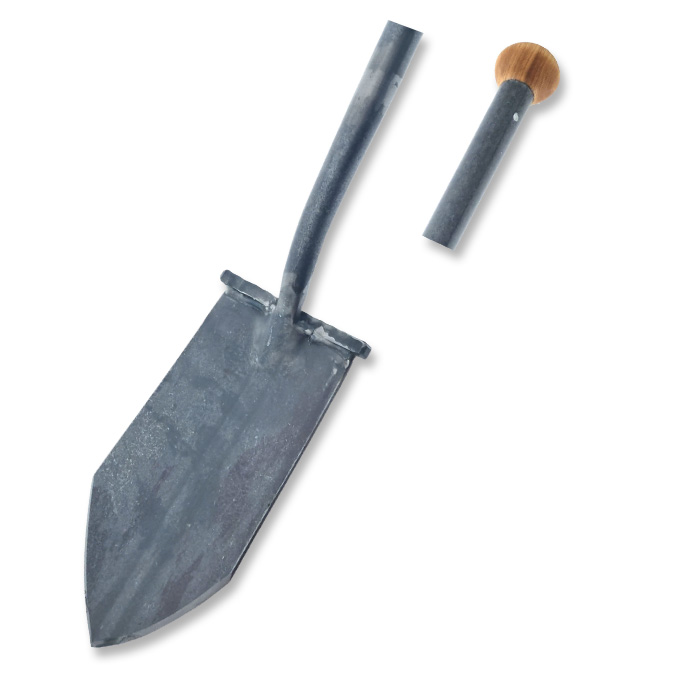 Kraftspaten KRUMPHOLZ, spitz, Blattgrösse 29 x 16 cm