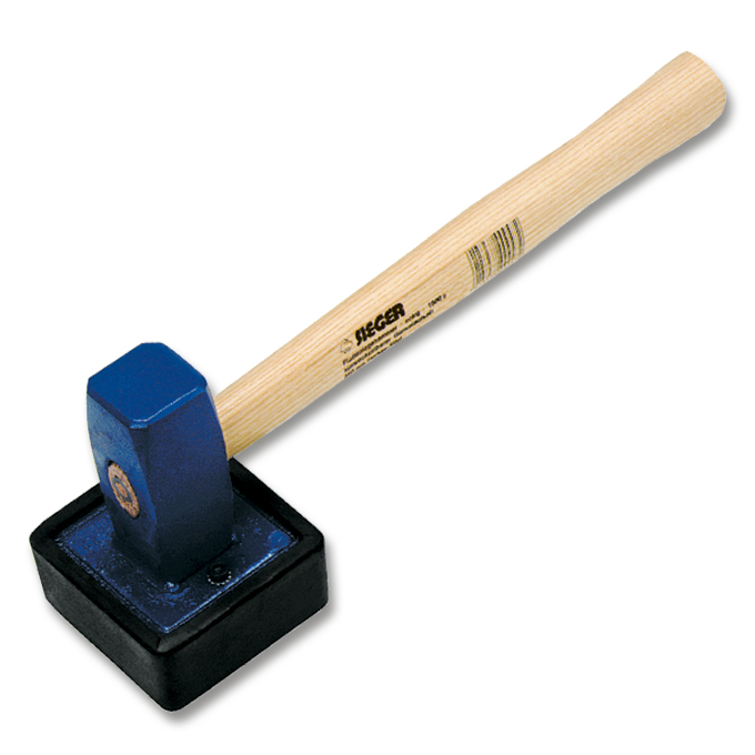 Plattenlegerhammer SIEGER® eckig