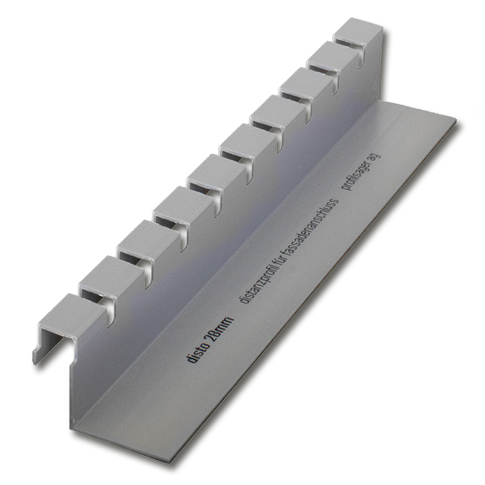 Profil de distance disto®, longueur 200 cm, hauteur 28 mm