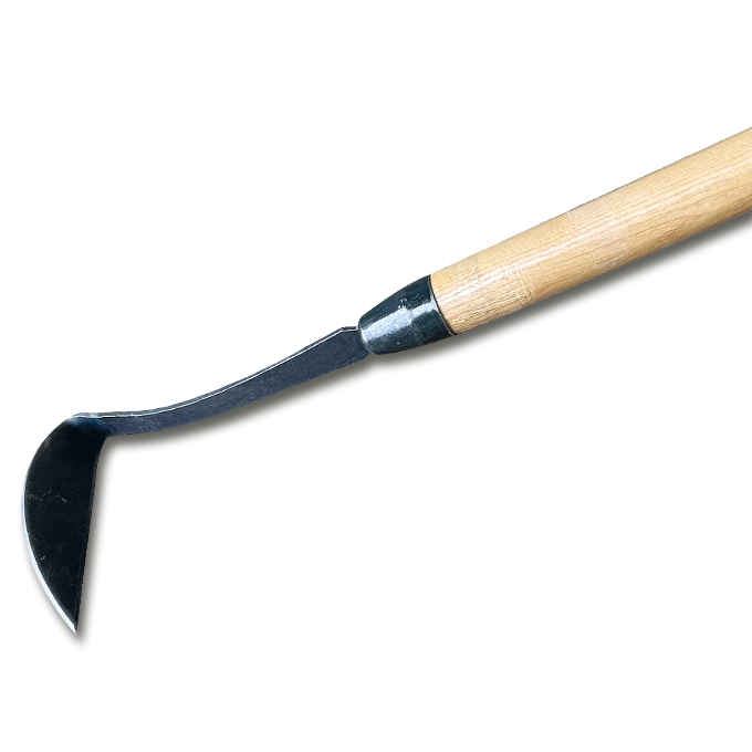 Houe japonaise en forme de faucille, droitiers, avec manche 140 cm