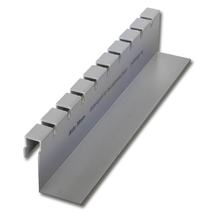 Distanzprofil disto®, Länge 200 cm, Höhe 38 mm