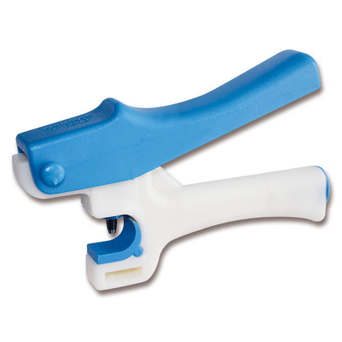 Lochzange mit 3 mm Einsatz für 16 und 20 mm PE-Rohr