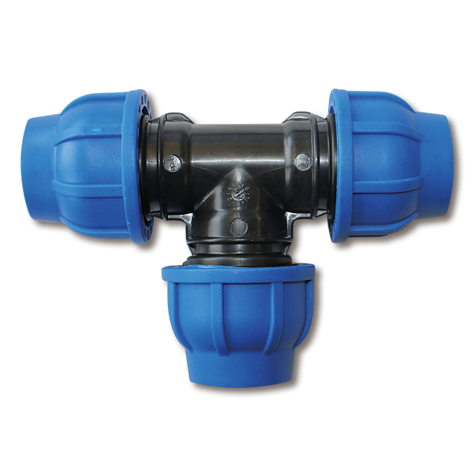 Raccord compression TE 16 x 16 x 16 mm