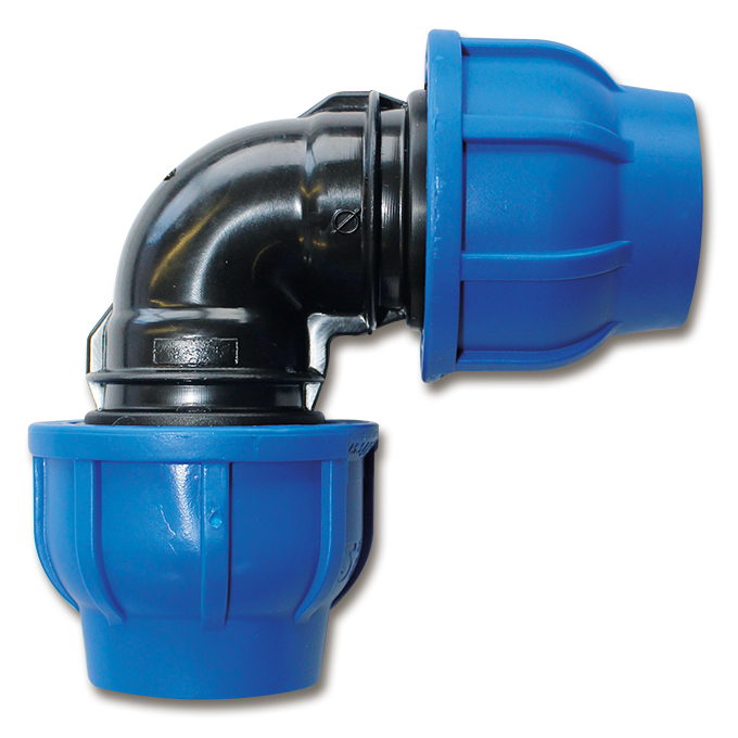 Raccord compression 90° 16 x 16 mm