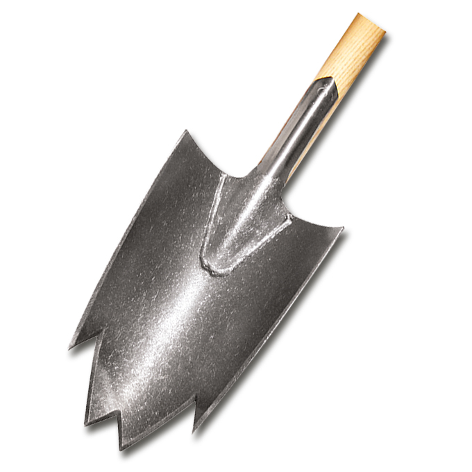 Hohl- und Pflanzspaten SHARK, Blattgrösse 30x18 cm