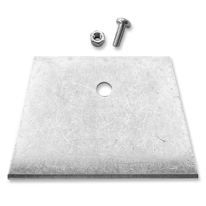 Lame de rechange droite vis et écrous inclus pour coupe-bordures art. 204.338