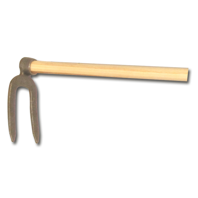 Karsthacke mit 2 Zinken, 12 cm breit