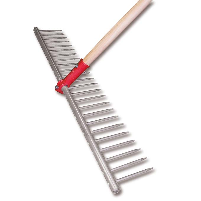 Planierrechen, aus Aluminium, 74 cm breit