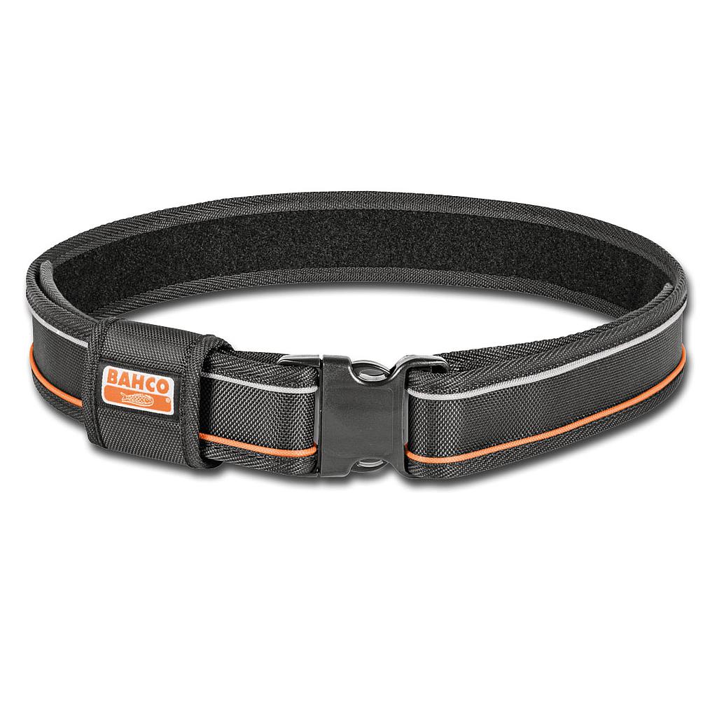 Ceinture BAHCO en nylon noir, 6 cm de large, 143 cm de long