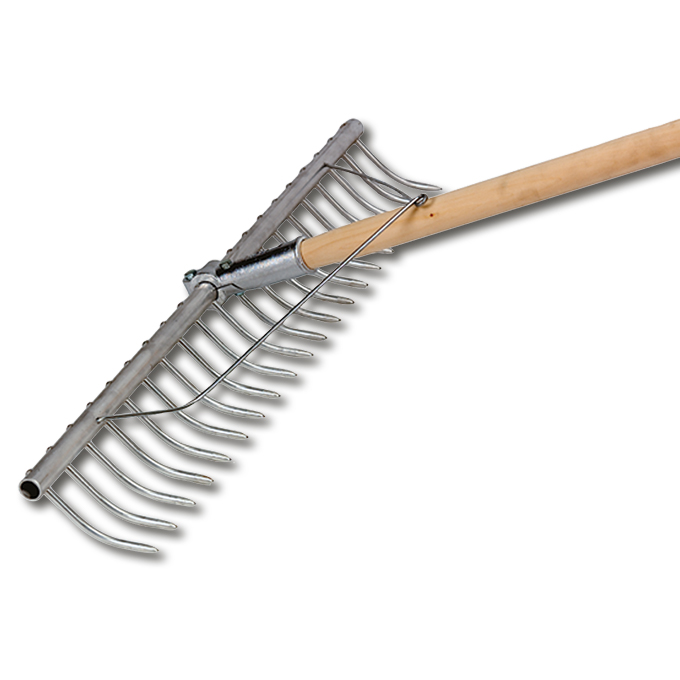 Heurechen mit Stiel, 74 cm breit