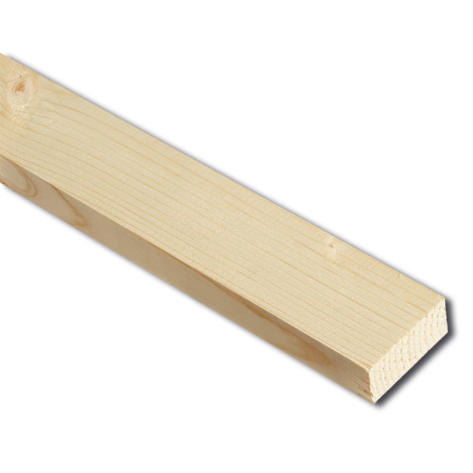 Latte carré 24x48 mm, 100 cm