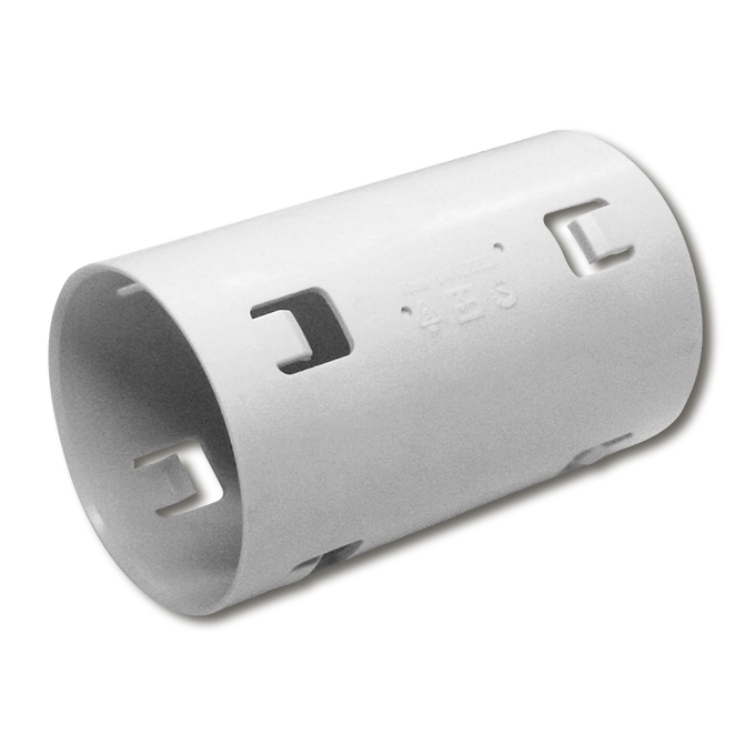 Connecteur blanc, pour tube drain art. 202.750