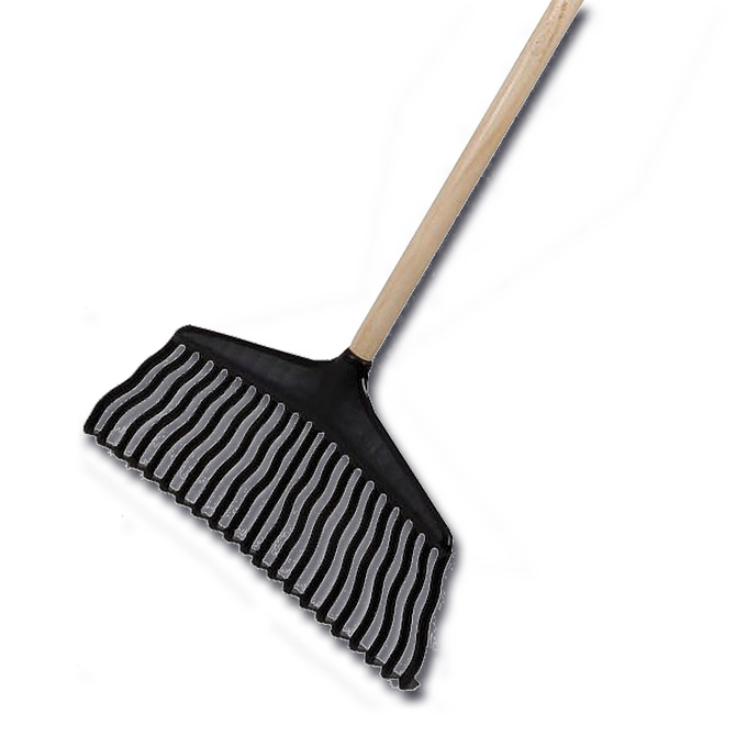 Balais à feuille en plastique larg 36 cm