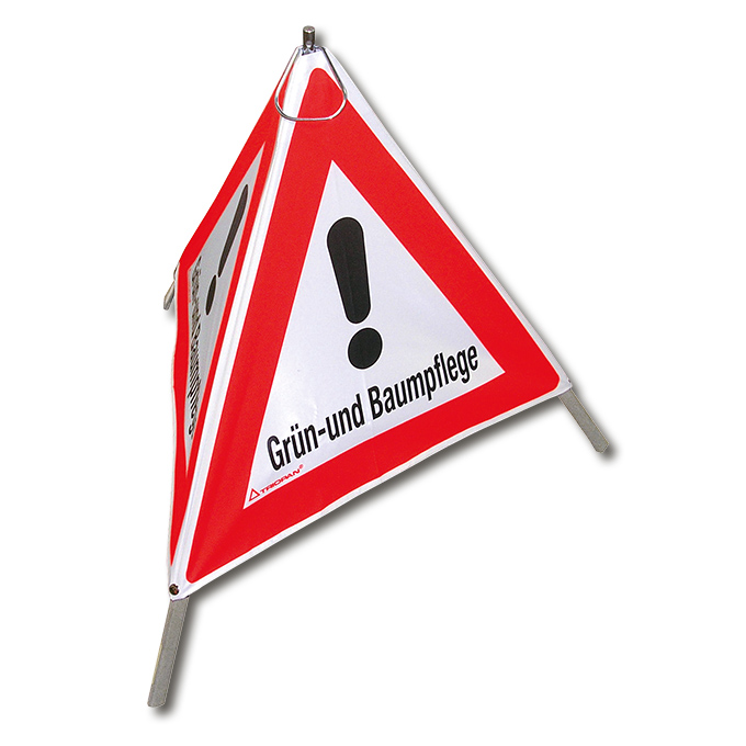 Signal pliable TRIOPAN, signal 1.30 «Grün- und Baumpflege», qualité normale, grandeur 60 cm