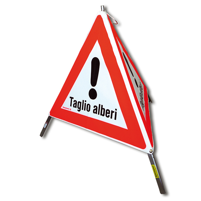 Signal pliable TRIOPAN, signal 1.30 «Taglio alberi», qualité normale, grandeur 60 cm