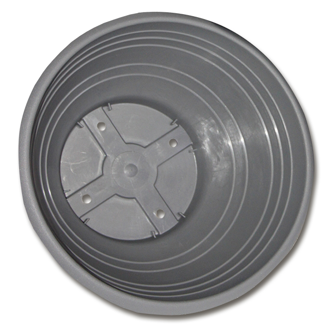 Terrines à fleurs avec trous anthracite ø 40 cm